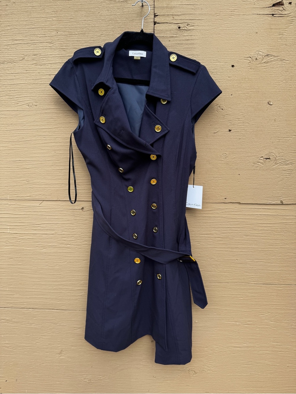 Elegant Navy Blue Calvin Klein Dress